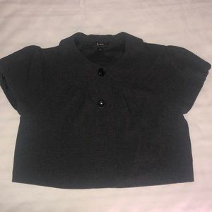 Dark gray bolero